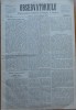 Ziarul Observatorul ; Politic , national si literar , an 1 ,nr. 14 , Sibiu ,1878