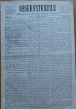 Cumpara ieftin Ziarul Observatorul ; Politic , national si literar , an 1 ,nr. 16 , Sibiu ,1878