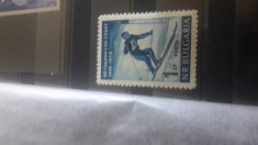 Bulgaria 1959 sport schi mnh foto