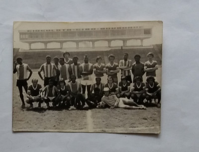 Fotografie Cu Echipa De Fotbal Brasov? anii &amp;#039;90 - Reclama pe stadion la CIBO foto