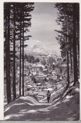 bnk cp Sinaia - Vedere spre Piscul Cainelui - circulata foto