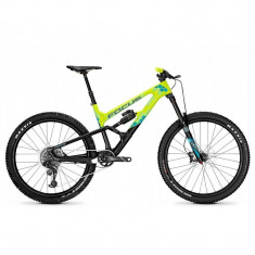 Bicicleta Focus Sam C SL 12G 27.5 lime aquablue 2018 foto