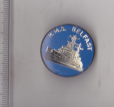 bnk ins Insigna tematica navala - HMS Belfast foto