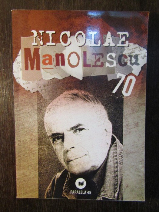 NICOLAE MANOLESCU 70