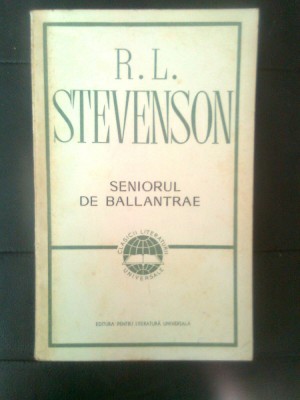 R.L. Stevenson - Seniorul de Ballantrae (1967) foto