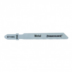 Lame fierastrau pendular pentru metal , 5 piese , Silverline Jigsaw Blades for Metal 5pk foto