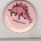 bnk ins Insigna tematica fauna - dinozauri - Stegosaurus