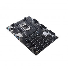 Placa de baza ASUS LGA1151 Socket, B250 MINING EXPERT, DIMMs, max.32GB, 2* DDR4 2400*/2133** MHz, non-ECC, un-buffered memory, Dual channel bulk foto