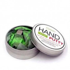 Plastilina magnetica, magnetic putty, hand putty, culoare verde foto