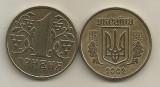 UCRAINA 1 HRIVNA GRIVNA HRYVNIA 2002 [1] XF++ , livrare in cartonas, Europa, Alama