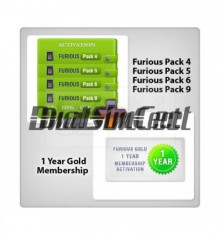 Activare Furious Gold - Pack 4+5+6 + 1 An suport foto