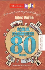 Ocolul pamantului in 80 de zile. Cele mai frumoase povesti bilingve - Jules Verne foto