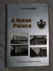 Athenee Palace / R.G. Waldeck in engleza cartonata cu supracoperta foto