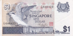 SINGAPORE 1 dollar ND XF!!! foto