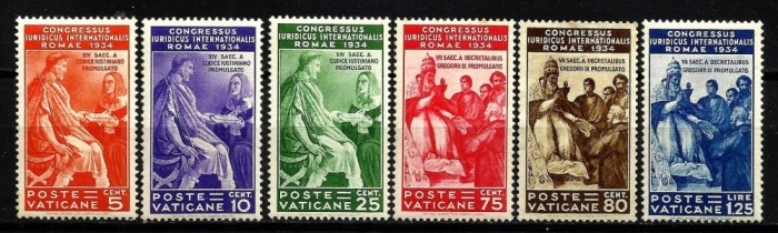 SERIE VATICAN 1935 --MNH-MH