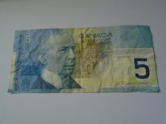 bnk bn Canada 5 dolari 2002 foto