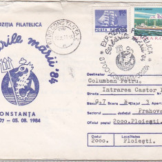 bnk fil - Plic ocazional circulat Expofil Serbarile marii 1984