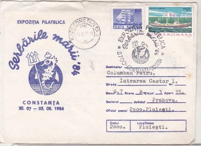 bnk fil - Plic ocazional circulat Expofil Serbarile marii 1984 foto