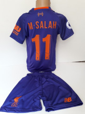 Echipament fotbal pentru copii Liverpool M.Salah marimea 104-116 foto