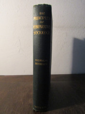 The Principles of Comparative Sociology-Nicolae Petrescu,1924 foto