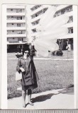 Bnk foto - Ploiesti - Vedere spre blocurile de pe str Jianu 1967, Alb-Negru, Romania de la 1950, Cladiri