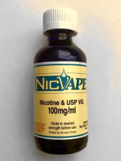 Baza nicotinizare Lichid tigara electronica 100ml VG PG 100mg nicotina nicshot foto