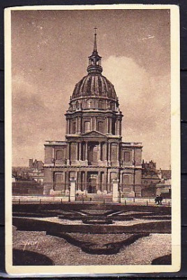 FRANTA - PARIS. LES INVALIDES. ILUSTRATA ALB-NEGRU NECIRCULATA, FD85 foto