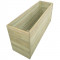 Jardiniera din lemn de pin tratat pentru gradina 150x50x77 cm