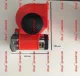 Claxon Auto cu Compresor 12V, 530/680Hz, Montaj Usor