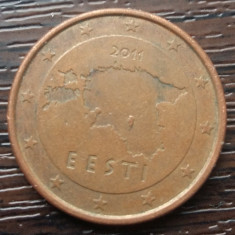 (M684) MONEDA ESTONIA - 5 EUROCENTI 2011