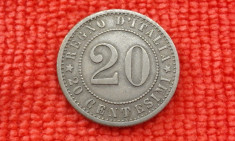 Italia 20 centesimi 1895R VF foto