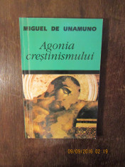 AGONIA CRESTINISMULUI-MIGUEL DE UNAMUNO foto