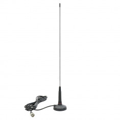 Aproape nou: Antena CB Sirio Micro 60 52cm, 26-28MHz, magnet inclus foto