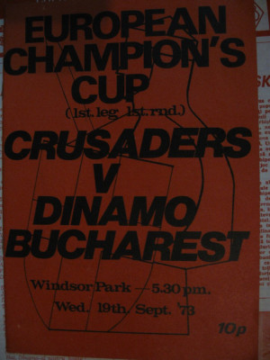 Crusaders - Dinamo Bucuresti (19 septembrie 1973) foto