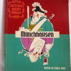 Munchhausen, Gottfried August Burger, ilustratii Eugen Taru,