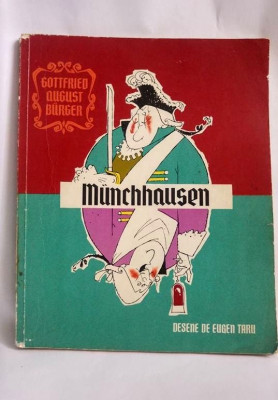 Munchhausen, Gottfried August Burger, ilustratii Eugen Taru, foto