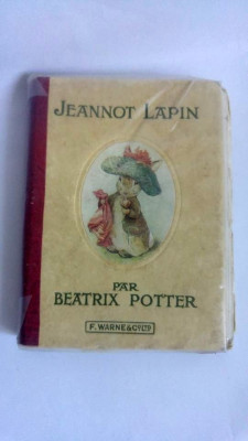 Jeannot Lapin, par Beatrix Potter, printed in London, 14.5x11cm, coperti tari foto