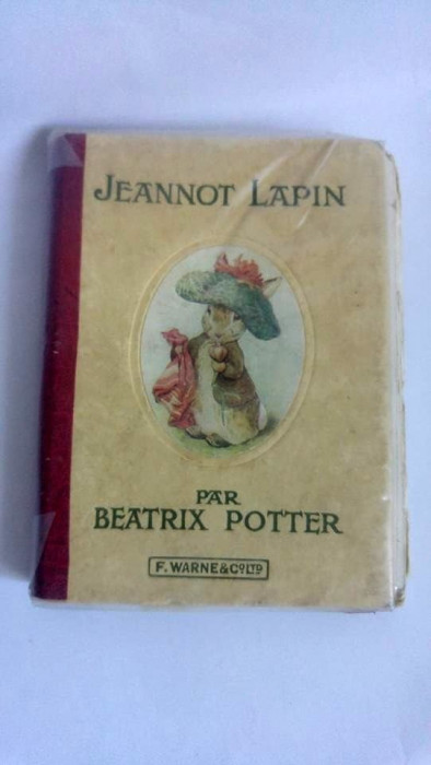 Jeannot Lapin, par Beatrix Potter, printed in London, 14.5x11cm, coperti tari