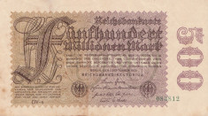 GERMANIA 500.000.000 marci 1923 VF+++!!! foto