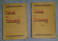 Patul lui Procust / Camil Petrescu Vol. 1-2 prima editie foto