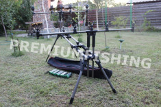 Rod Pod Buzzbar 90 full Echipat Solid Carp Fx 5 Posturi + 5 Senzori + 5 Swingeri foto