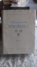 Studii si cercetari de numismatica vol.1 - Constantin Moisil foto