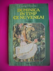HOPCT CORNEL BOZBICI -DUMINICA IN TIMP CE NU VENEAI -1987-219 PAGINI
