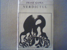 Franz Kafka - VERDICTUL si alte povestiri { 1969 } foto
