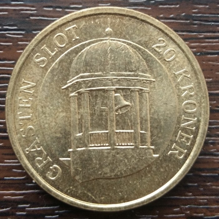 (M1955) MONEDA DANEMARCA - 20 KRONER 2006, COMEMORATIVA - GRASTEN SLOT foto mare (M1955) MONEDA DANEMARCA - 20 KRONER 2006, COMEMORATIVA - GRASTEN SLOT foto mare