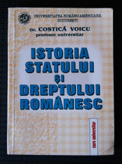 Dr. Costica Voicu - Istoria statului ?i dreptului romanesc (curs universitar) foto