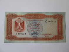 Libia 1/4 Dinar 1972 foto