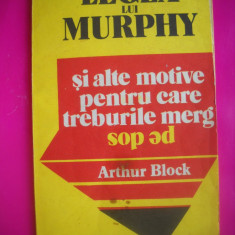 HOPCT ARTHUR BLOCK -LEGEA LUI MURPHY 1991 -85 PAGINI