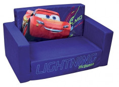 Canapea extensibila din burete Lightning McQueen foto