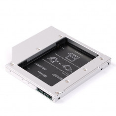 Adaptor HDD Caddy Orico HDD/SSD L127SS, pentru unitati optice de tipul 12.7 mm foto